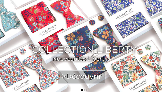 Nouvelle Collection liberty noeud papillon lecoqenpap mobile